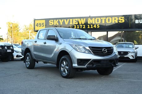 Silver 2018 Mazda BT-50 Dual Cab Utility Xt (4X4) (5Yr)