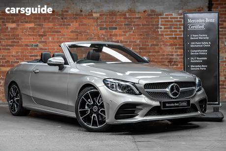 Silver 2021 Mercedes-Benz C300 Cabriolet