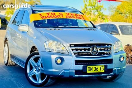 Silver 2009 Mercedes-Benz ML350 Wagon Cdi (4X4)
