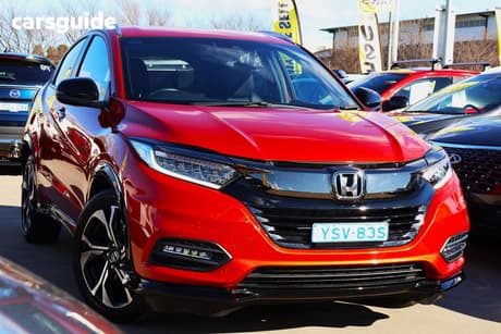Orange 2019 Honda HR-V Wagon Rs