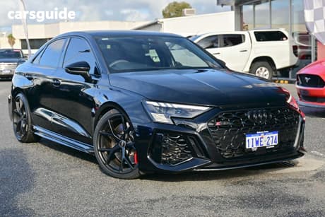 Black 2022 Audi RS3 Sedan 2.5 Tfsi S Tronic
