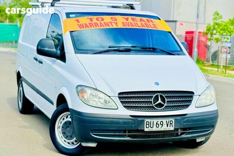 White 2007 Mercedes-Benz Vito Van 109Cdi Compact