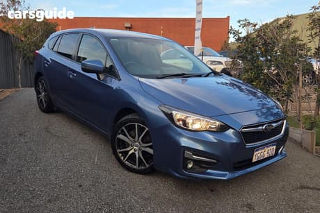 Blue 2017 Subaru Impreza Hatchback 2.0I-L (Awd)