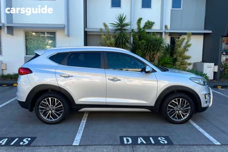 Silver 2020 Hyundai Tucson Wagon Elite (2Wd) Black Int