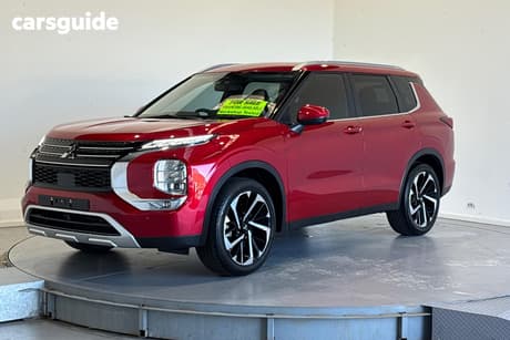 Red 2024 Mitsubishi Outlander Wagon Aspire 7 Seat (2Wd)