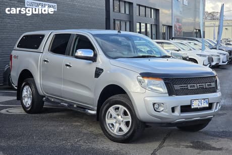 Silver 2015 Ford Ranger Dual Cab Utility Xlt 3.2 (4X4)