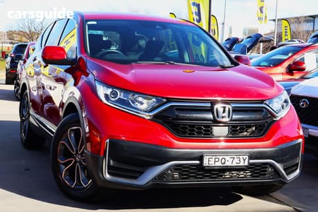 Red 2021 Honda CR-V Wagon Vti L (Awd) 5 Seats