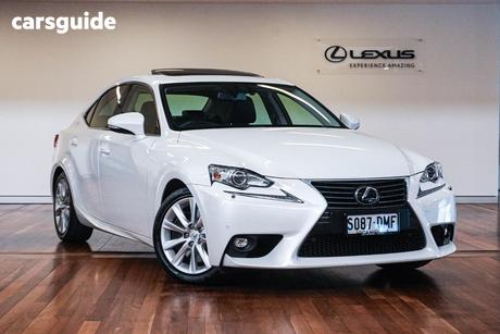 White 2016 Lexus IS200T Sedan Luxury