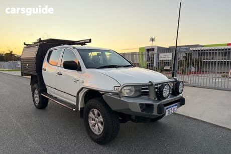 White 2012 Mitsubishi Triton Double Cab Utility Glx (4X4)