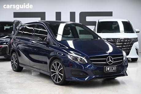Blue 2017 Mercedes-Benz B200 Hatchback