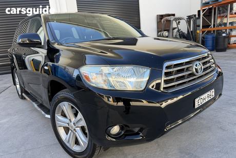 Black 2008 Toyota Kluger Wagon Kx-S (4X4)
