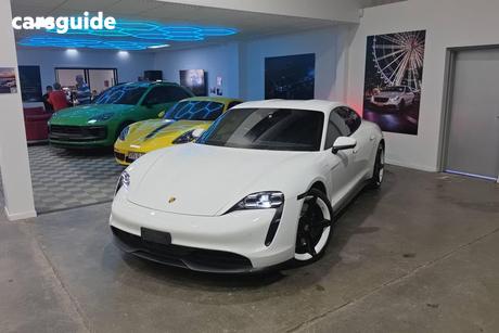 White 2021 Porsche Taycan Coupe