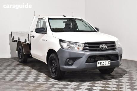 White 2021 Toyota Hilux Cab Chassis Workmate