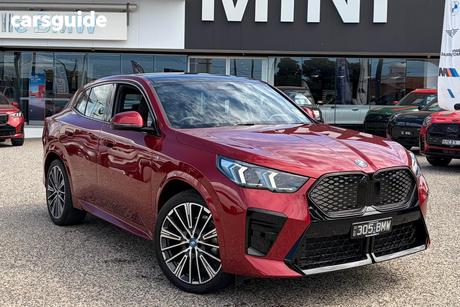 Red 2024 BMW IX2 Wagon Edrive20 M Sport