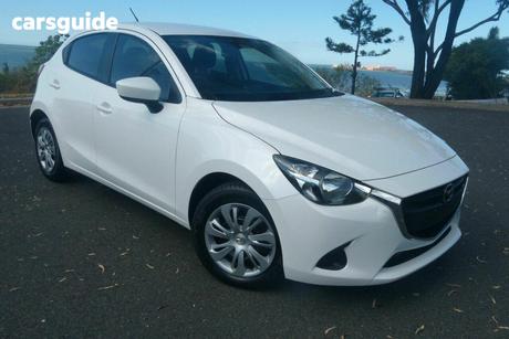 White 2015 Mazda 2 Hatchback Neo