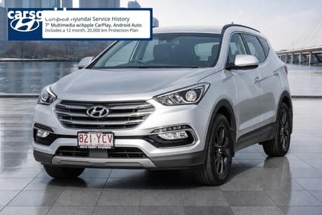 Silver 2018 Hyundai Santa FE Wagon Active X