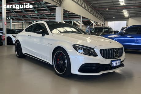 White 2021 Mercedes-Benz C63 Coupe S