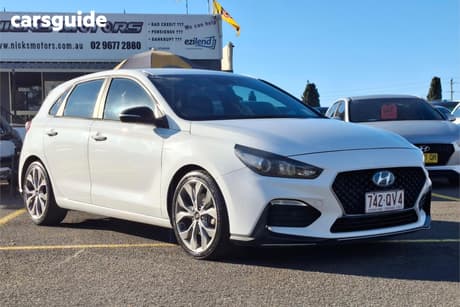White 2019 Hyundai I30 Hatchback N Line
