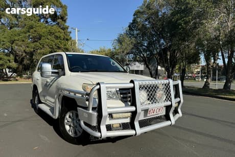 White 2007 Toyota Landcruiser Wagon Sahara (4X4)