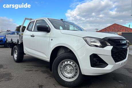 White 2025 Isuzu D-MAX Space Cab Chassis Sx (4X4)