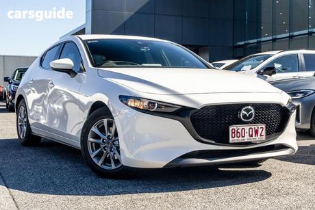 White 2020 Mazda 3 Hatchback G20 Pure