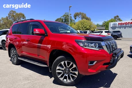 Red 2023 Toyota Landcruiser Prado Wagon Vx