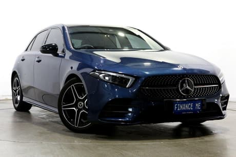 Blue 2022 Mercedes-Benz A180 Hatchback