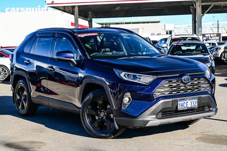 Blue 2020 Toyota RAV4 Wagon Cruiser 2Wd Hybrid