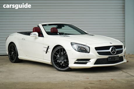 White 2013 Mercedes-Benz SL500 Convertible Be