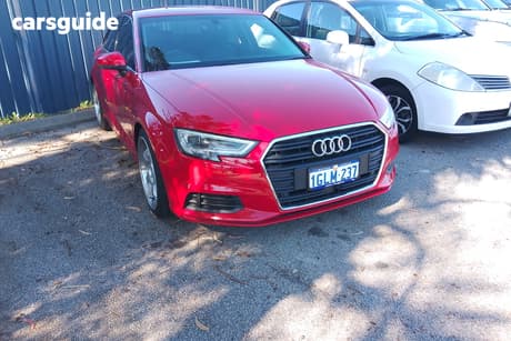 Red 2016 Audi A3 Sedan 1.4 Tfsi Attraction Cod