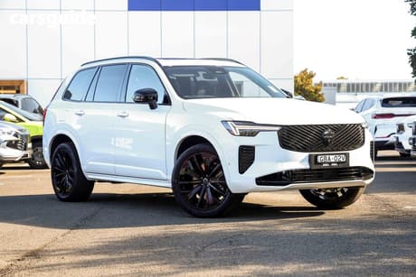 White 2026 Volvo XC90 SUV BLACK EDITION 4X4