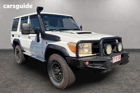 White 2011 Toyota Landcruiser Wagon Workmate (4X4)