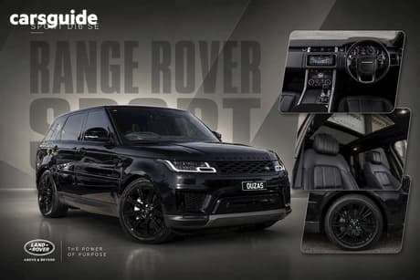 Black 2021 Land Rover Range Rover Sport Wagon Di6 Se (183Kw)