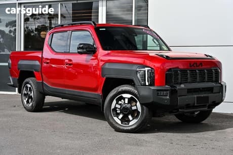 Red 2025 Kia Tasman Double Cab Pick Up X-Line (4X4) (0.9T) Bdy Fender