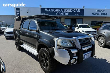 Black 2008 Toyota Hilux Dual Cab Pick-up Sr5 (4X4)