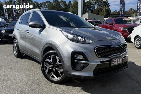 Silver 2021 Kia Sportage Wagon Sx+ (Fwd)