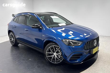 Blue 2024 Mercedes-Benz GLA35 Wagon 4Matic