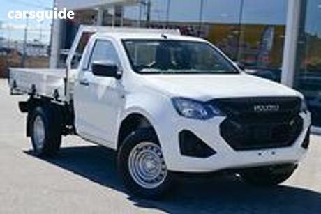 White 2026 Isuzu D-MAX Cab Chassis Sx (4X4)