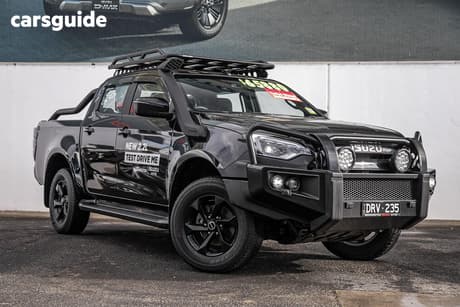 Black 2025 Isuzu D-MAX Crew Cab Utility X-Rider (4X4)