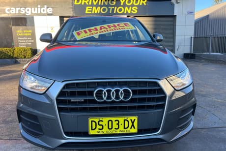 Grey 2018 Audi Q3 Wagon 2.0 Tdi Quattro (110Kw)