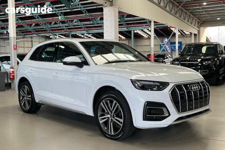 White 2025 Audi Q5 Wagon 40 Tdi Quattro Sport Mhev