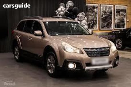 Beige 2014 Subaru Outback Wagon 2.5I