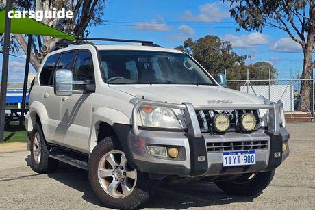 White 2004 Toyota Landcruiser Prado SUV GRANDE 4X4