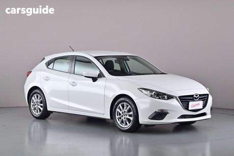 White 2014 Mazda 3 Hatchback Maxx