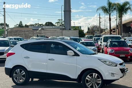White 2014 Hyundai IX35 Wagon Highlander (Awd)