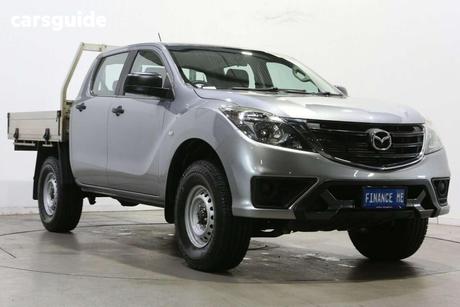 Silver 2020 Mazda BT-50 Dual Cab Chassis Xt (4X2)