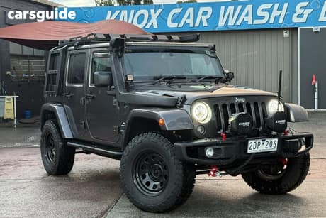 Grey 2016 Jeep Wrangler Unlimited Softtop Rubicon (4X4)