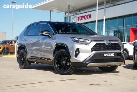 Silver 2024 Toyota RAV4 Wagon Xse (Awd) Hybrid Premium Paint