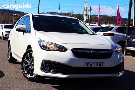 White 2021 Subaru Impreza Hatchback 2.0I Premium (Awd)