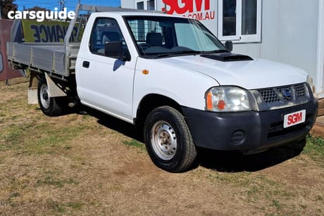 White 2009 Nissan Navara Cab Chassis Dx